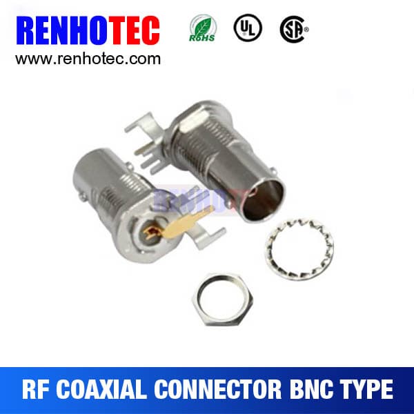2015 Waterproof pcb Female BNC Connector with washer
